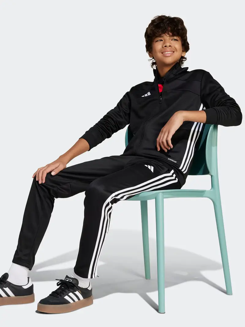 Pantaloni sportivi 'Tiro 25 Essentials' nero / bianco miniatura 2