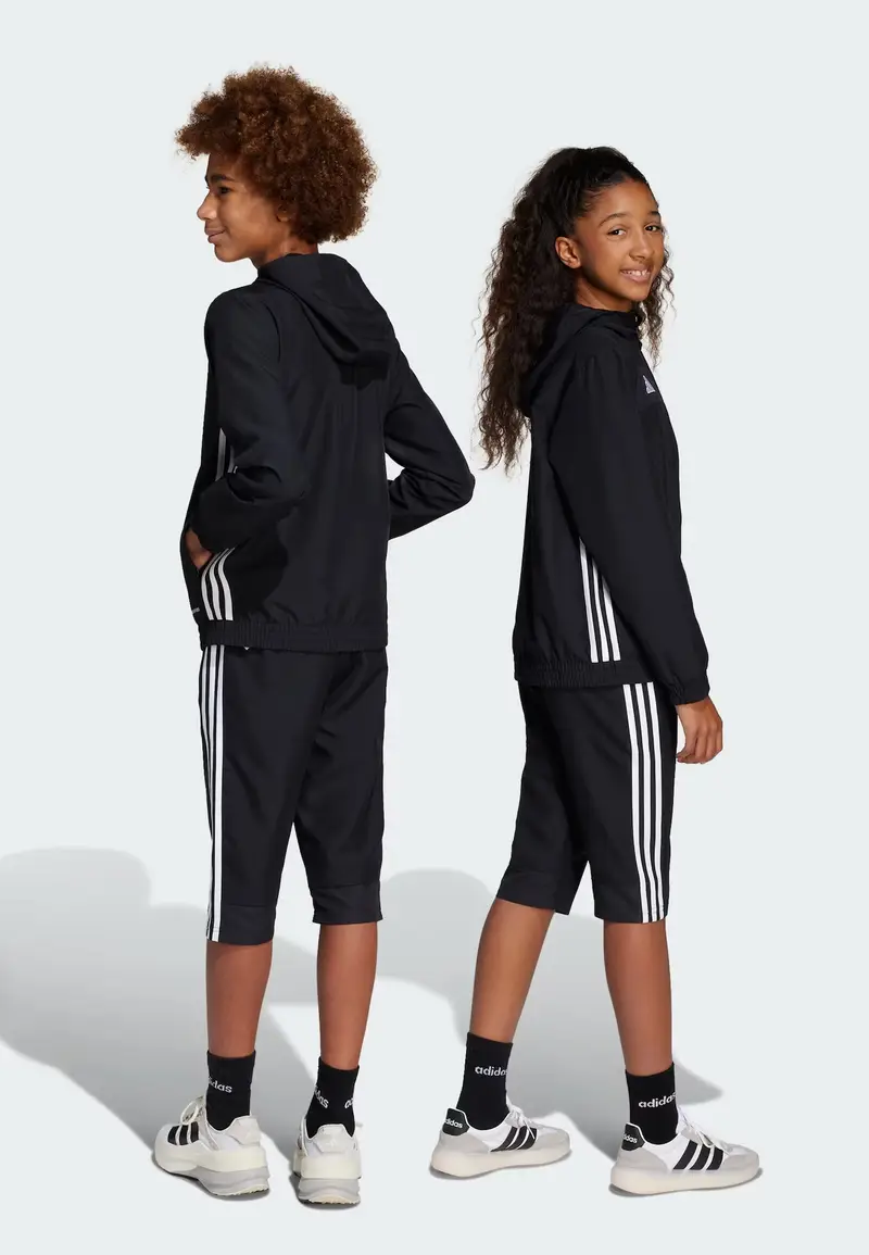 Pantaloni sportivi 'Tiro 25 Essentials' nero / bianco miniatura 3