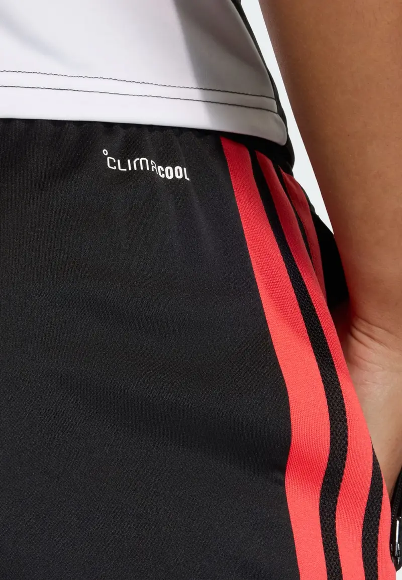 Pantaloni sportivi Tiro 26 Competition rosso acceso / nero / bianco miniatura 2