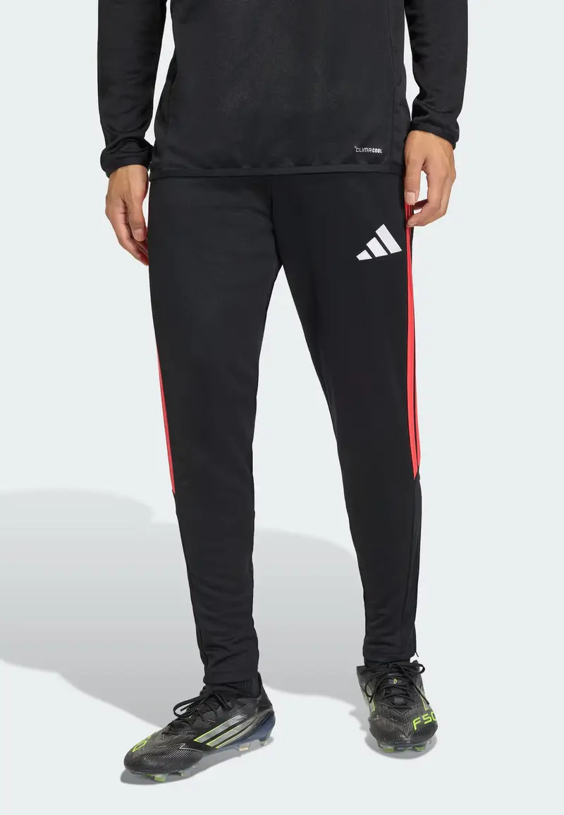 Pantaloni sportivi Tiro 26 League rosso / nero / bianco miniatura 2