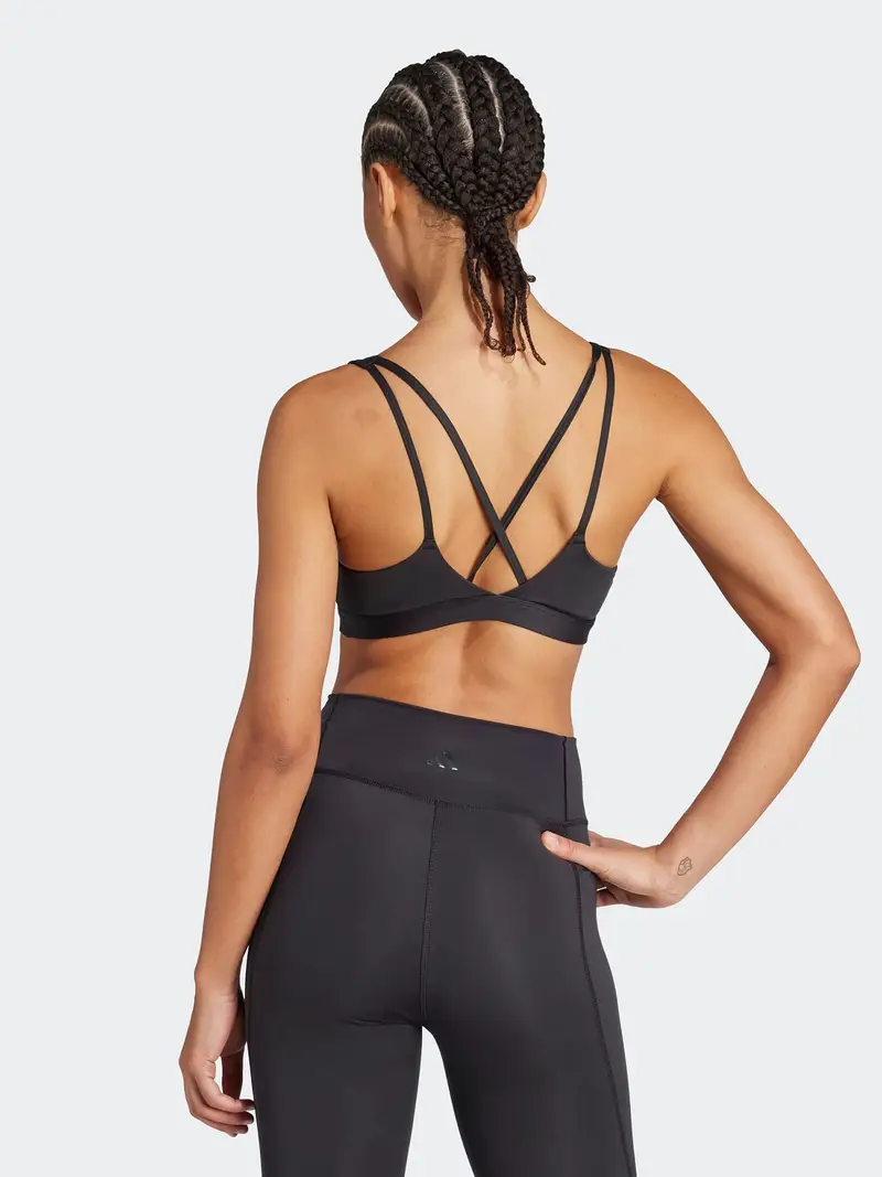 ADIDAS PERFORMANCE Reggiseno sportivo 'All Me Ess' nero miniatura 2