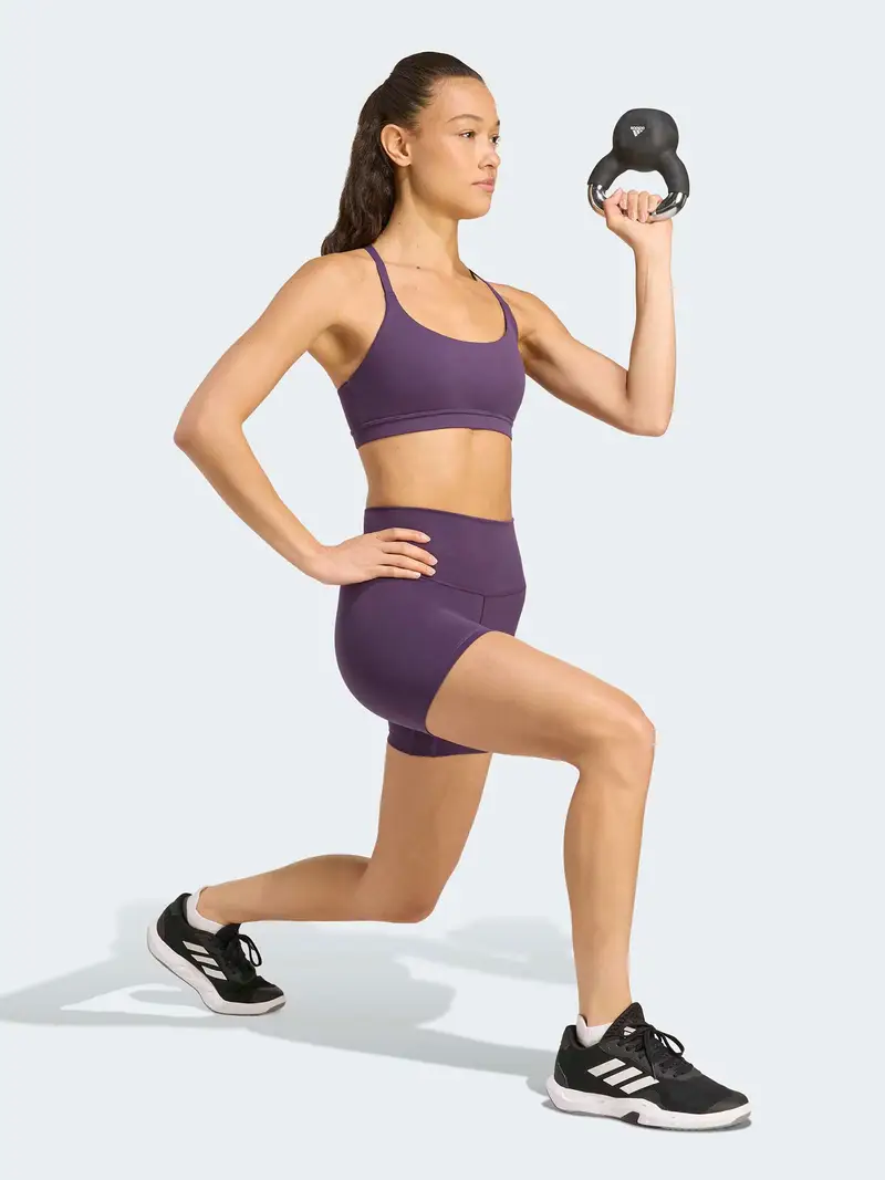 Reggiseno sportivo 'ALL ME' melanzana miniatura 2