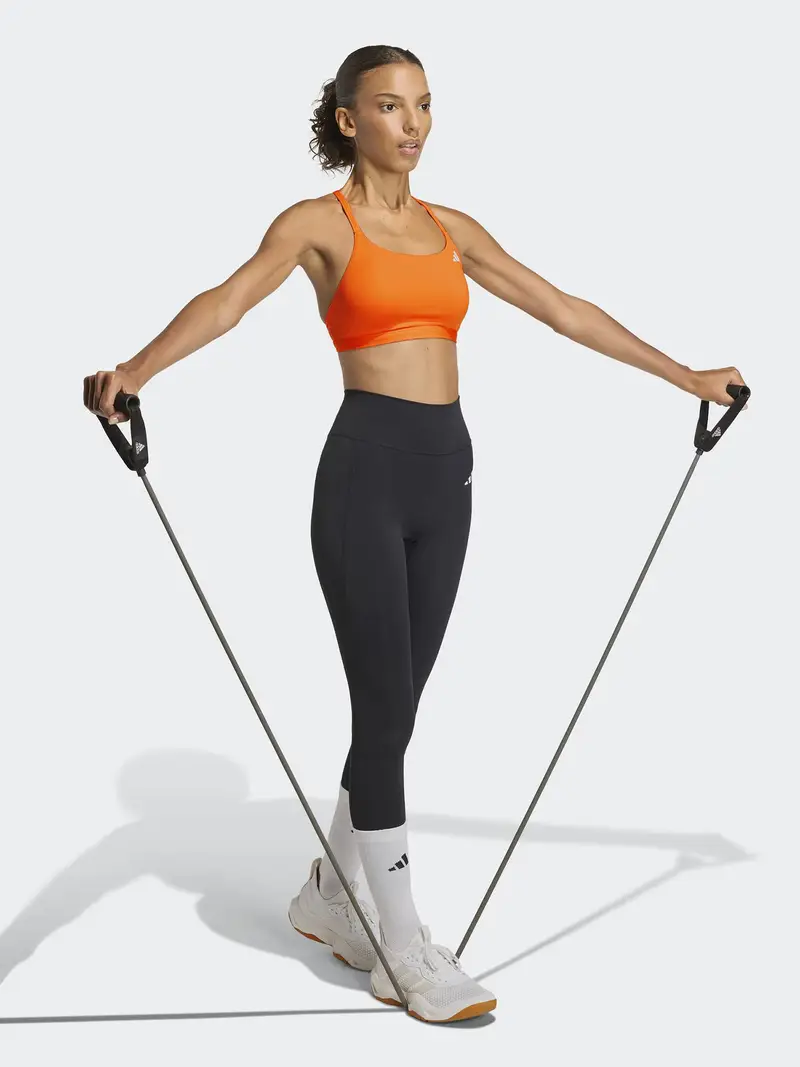 Reggiseno sportivo arancione / bianco miniatura 2