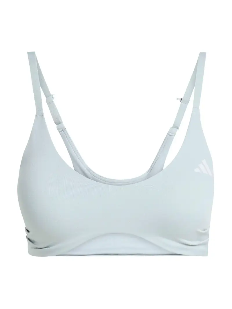 Reggiseno sportivo 'ESS' verde pastello / bianco