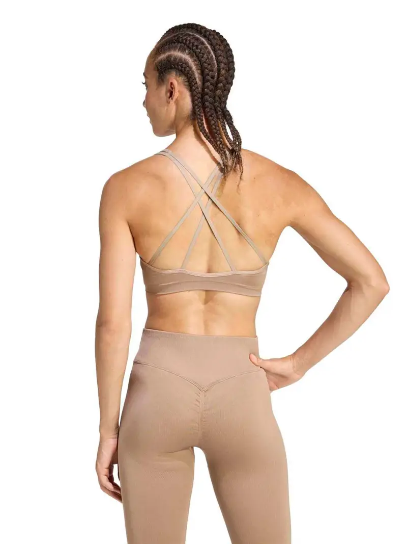 Reggiseno sportivo Essentials cappuccino miniatura 2