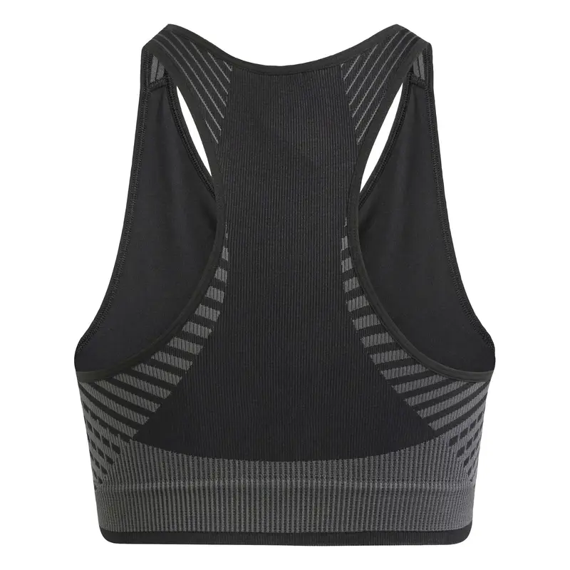 ADIDAS PERFORMANCE Reggiseno sportivo grigio / nero miniatura 3