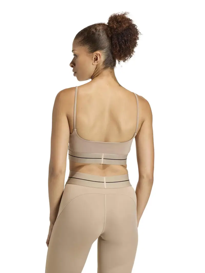 Reggiseno sportivo HYG cappuccino / nero miniatura 3