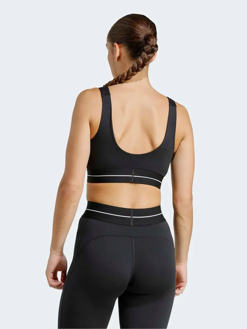 Reggiseno sportivo HYG nero / bianco miniatura 3