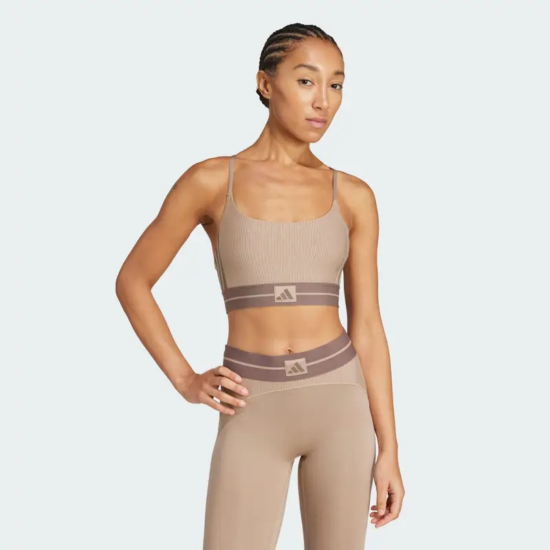 ADIDAS PERFORMANCE Reggiseno sportivo 'Hyperglam' mocca / marrone chiaro miniatura 3