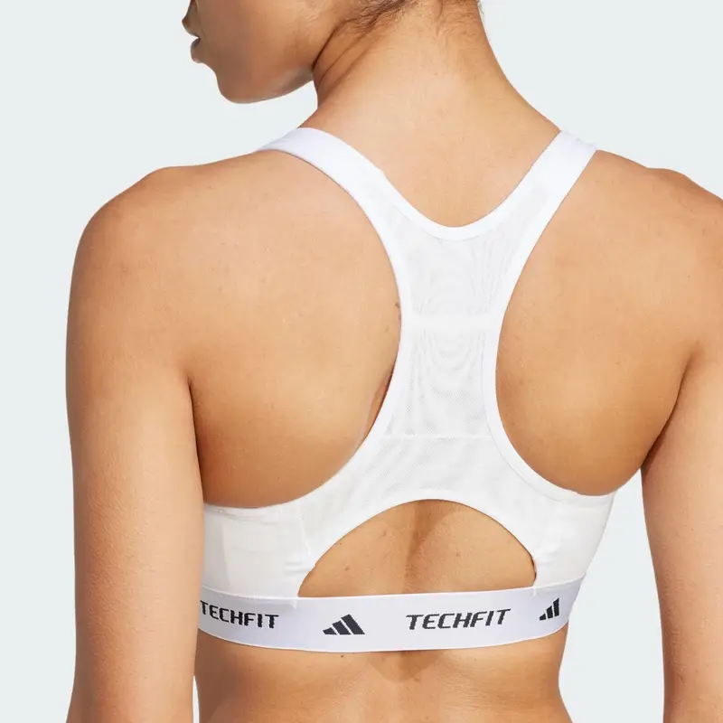 ADIDAS PERFORMANCE Reggiseno sportivo nero / bianco miniatura 2