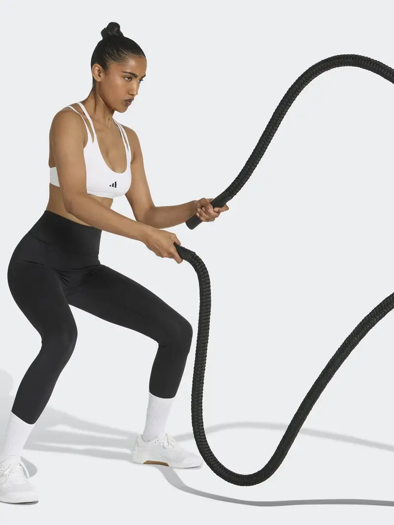 Reggiseno sportivo nero / bianco miniatura 2