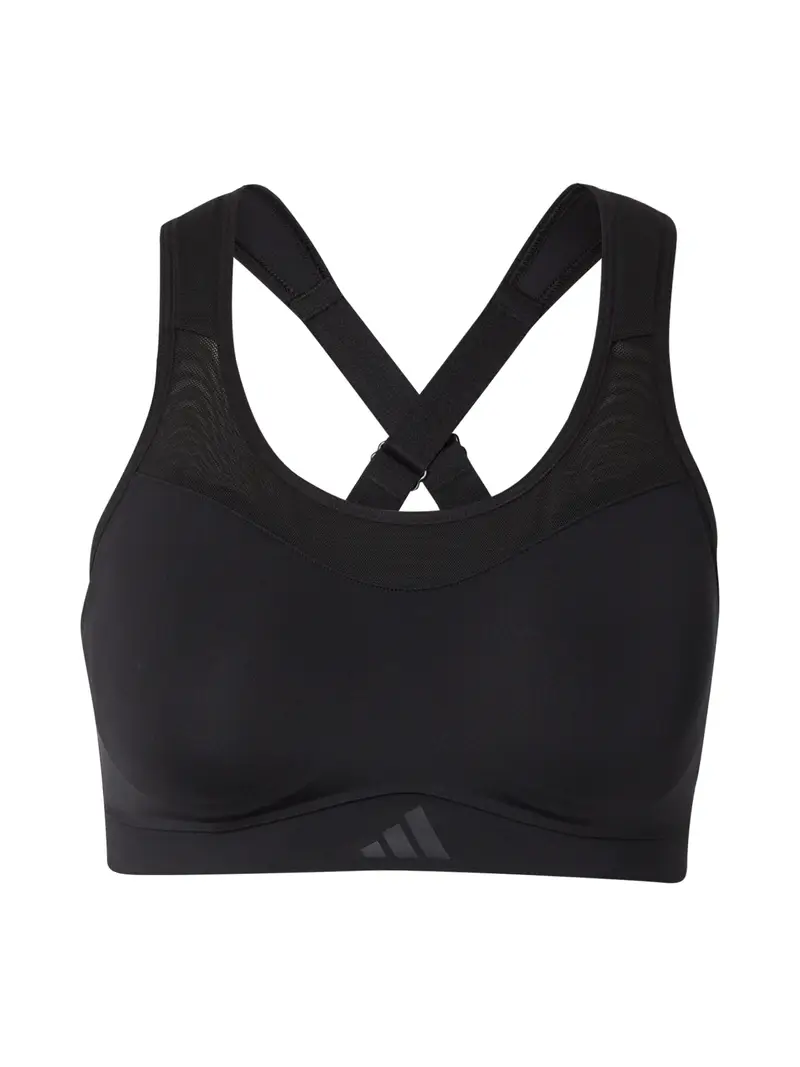 ADIDAS PERFORMANCE Reggiseno sportivo 'Tlrdim' grigio scuro / nero