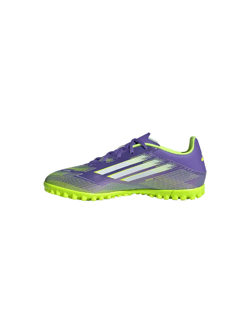 Scarpa da calcio 'F50 CLUB' verde neon / lilla scuro / bianco miniatura 2