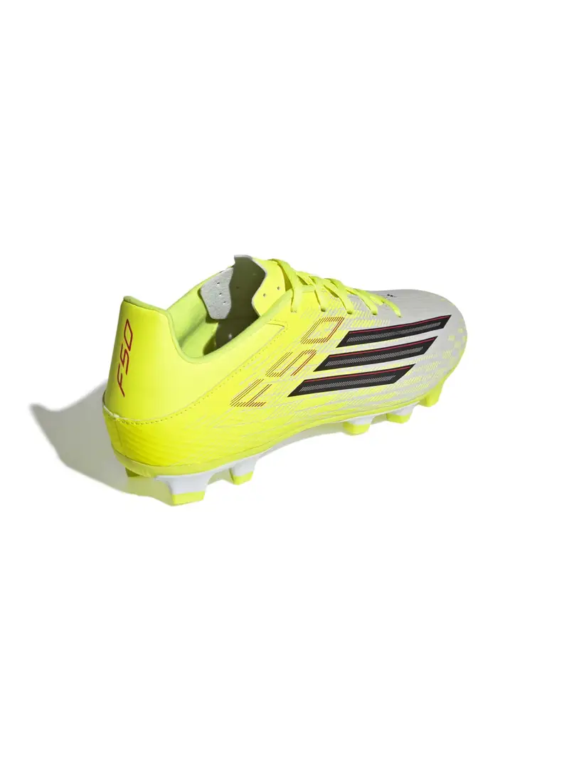 Scarpa da calcio F50 CLUB verde neon / nero / argento miniatura 3