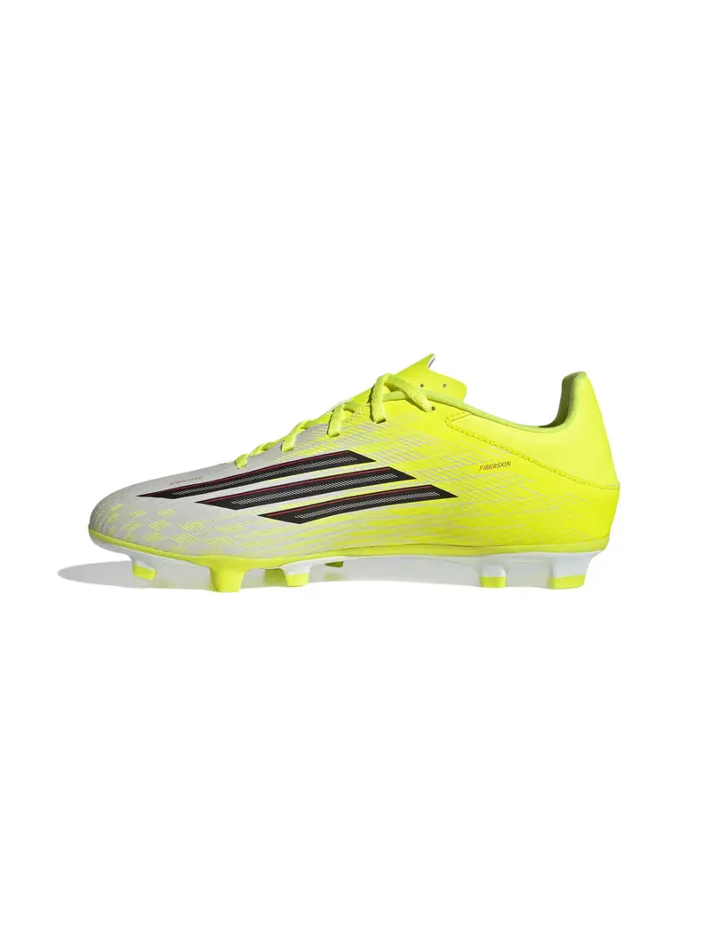 Scarpa da calcio F50 CLUB verde neon / nero / argento
