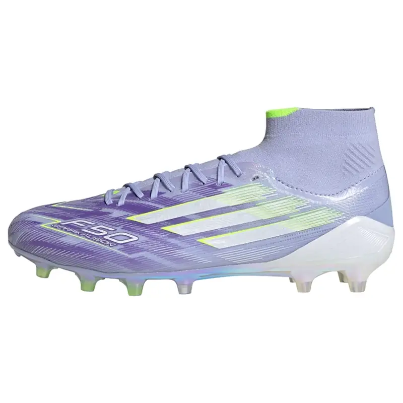 ADIDAS PERFORMANCE Scarpa da calcio 'F50 Elite'  grigio argento / verde chiaro / lilla / lilla scuro