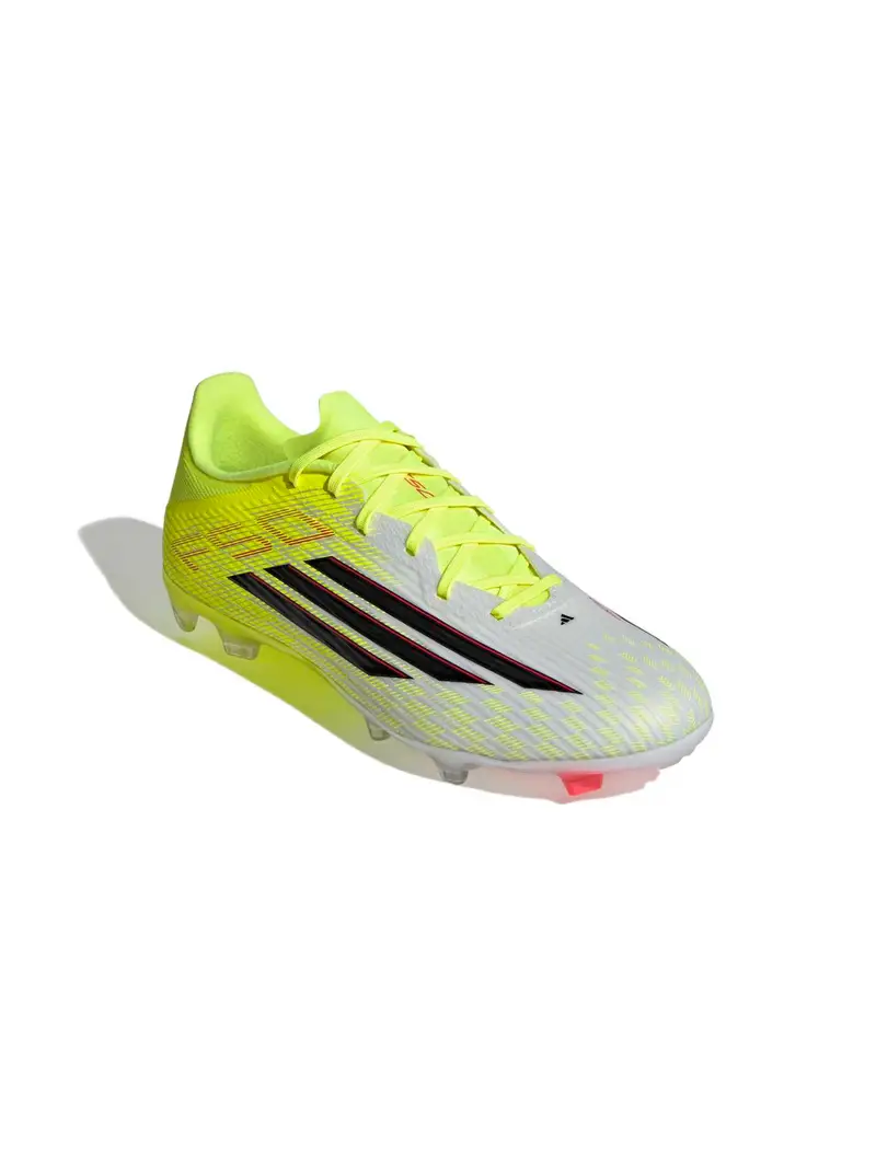 Scarpa da calcio F50 LEAGUE giallo neon / grigio argento / rosso ciliegia / nero