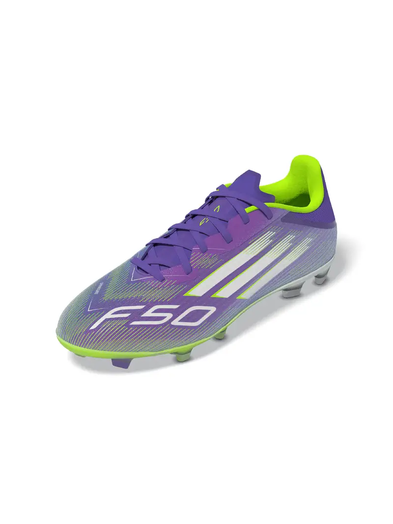 Scarpa da calcio F50 League lilla / lilla scuro / argento / offwhite