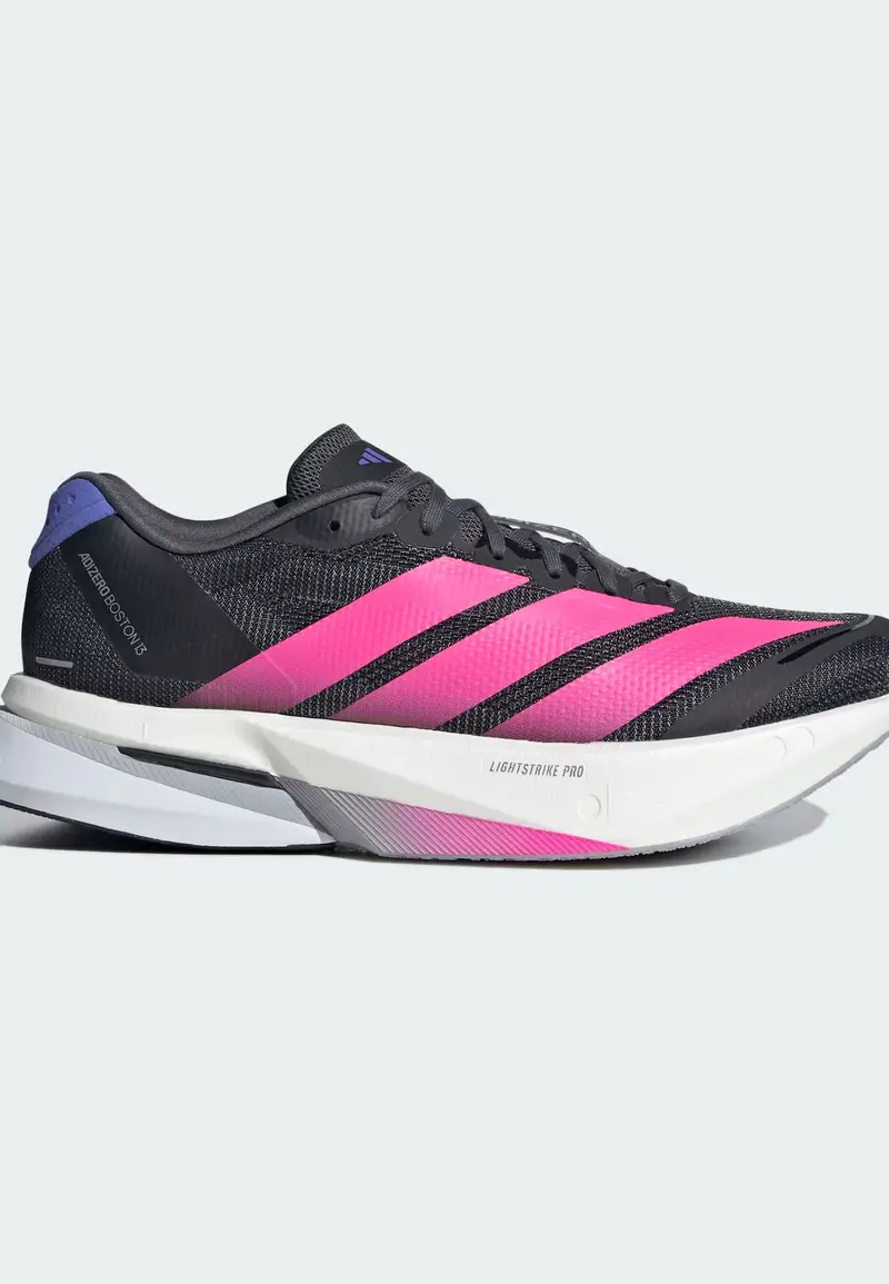 Scarpa da corsa Adizero Boston blu / rosa / nero miniatura 2