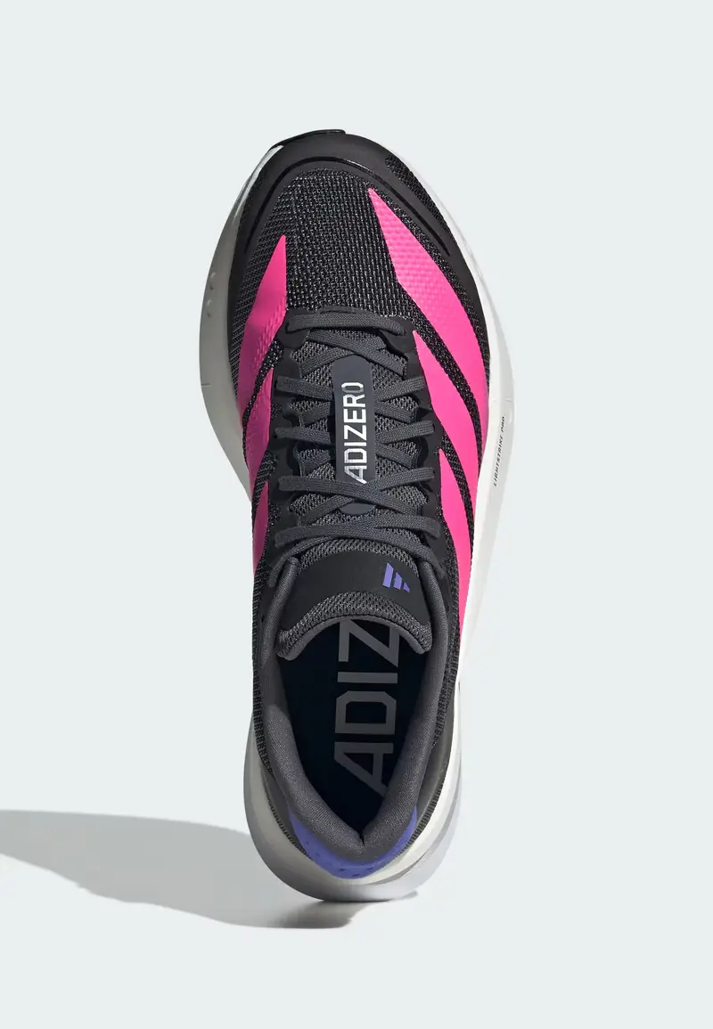 Scarpa da corsa Adizero Boston blu / rosa / nero miniatura 3