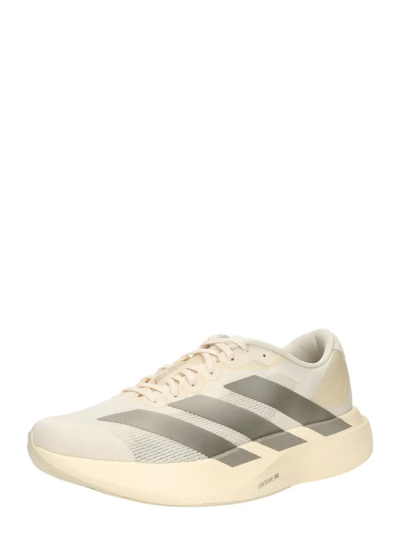 ADIDAS PERFORMANCE Scarpa da corsa 'Adizero Evo SL'  beige / grigio scuro / offwhite