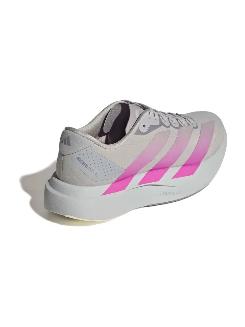 Scarpa da corsa Adizero EVO SL grigio / fucsia miniatura 3