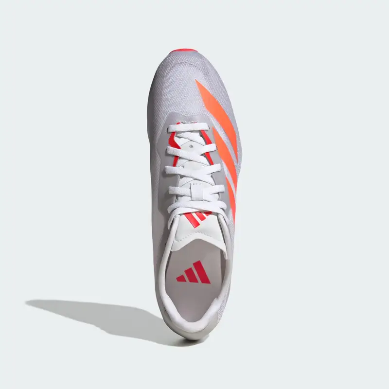 Scarpa da corsa ' Adizero Sprintstar ' grigio argento / arancione miniatura 3