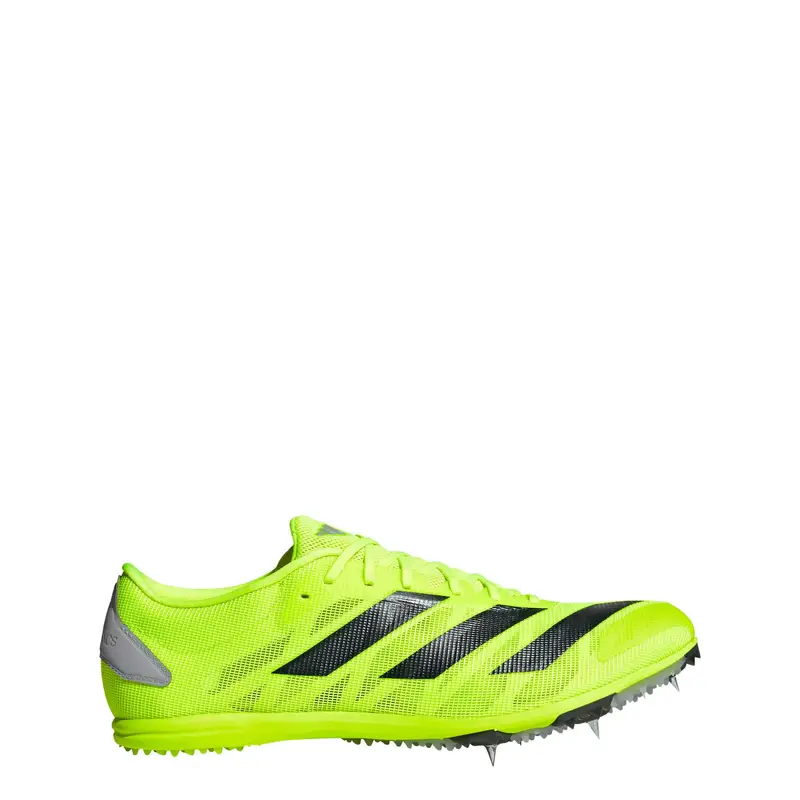 Scarpa da corsa Adizero XCS grigio argento / verde neon / nero miniatura 2