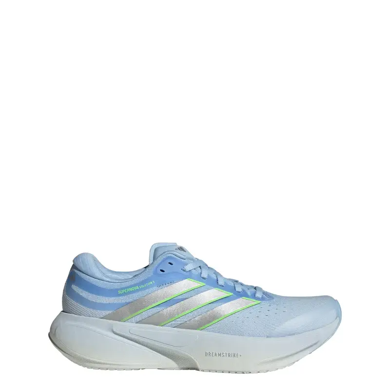 Scarpa da corsa Supernova Solution 3 blu chiaro / grigio scuro / verde neon miniatura 2
