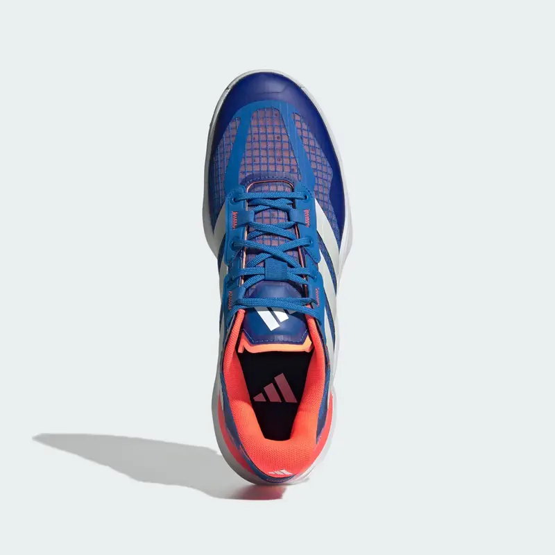 Scarpa sportiva 'Adipower Hockey 3' blu scuro / grigio chiaro / arancione miniatura 2