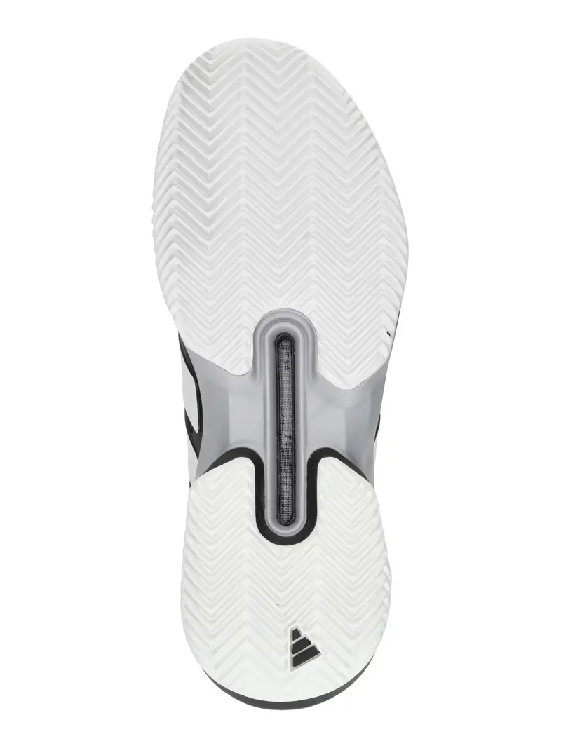 Scarpa sportiva Adizero Ubersonic Clay grigio / nero / bianco miniatura 3