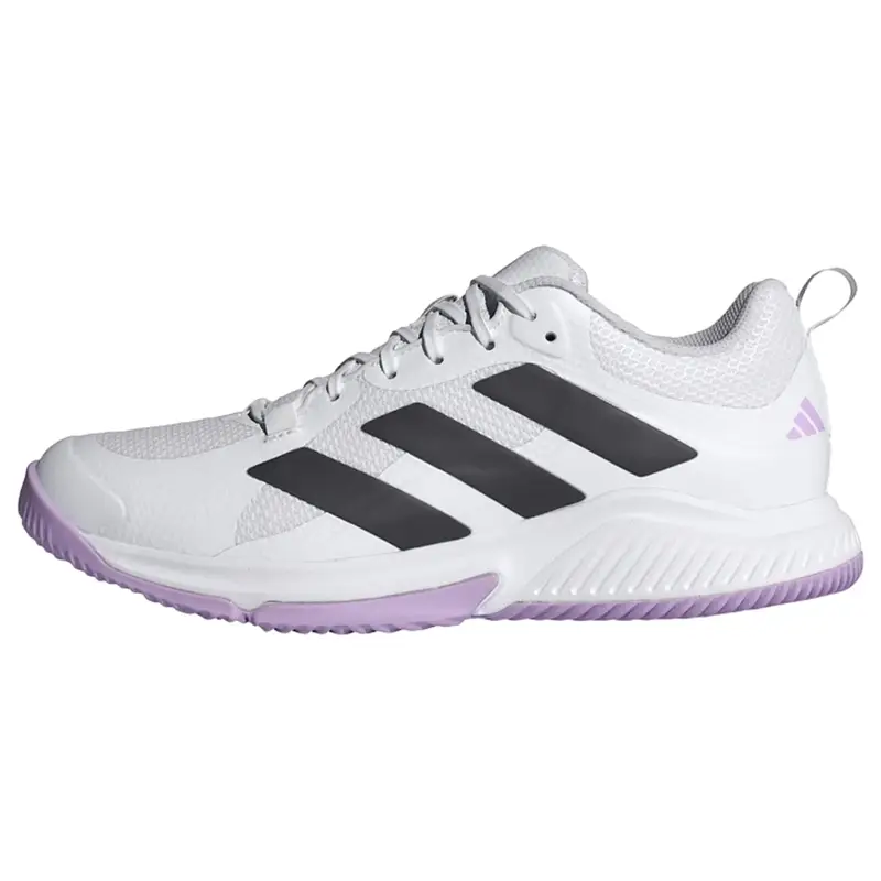 ADIDAS PERFORMANCE Scarpa sportiva 'Court Team 2.0'  lilla / nero / bianco