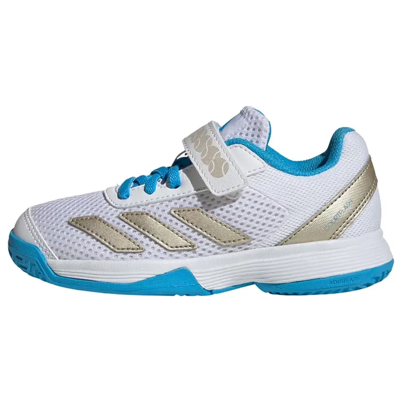 Scarpa sportiva Courtflash blu / oro / bianco