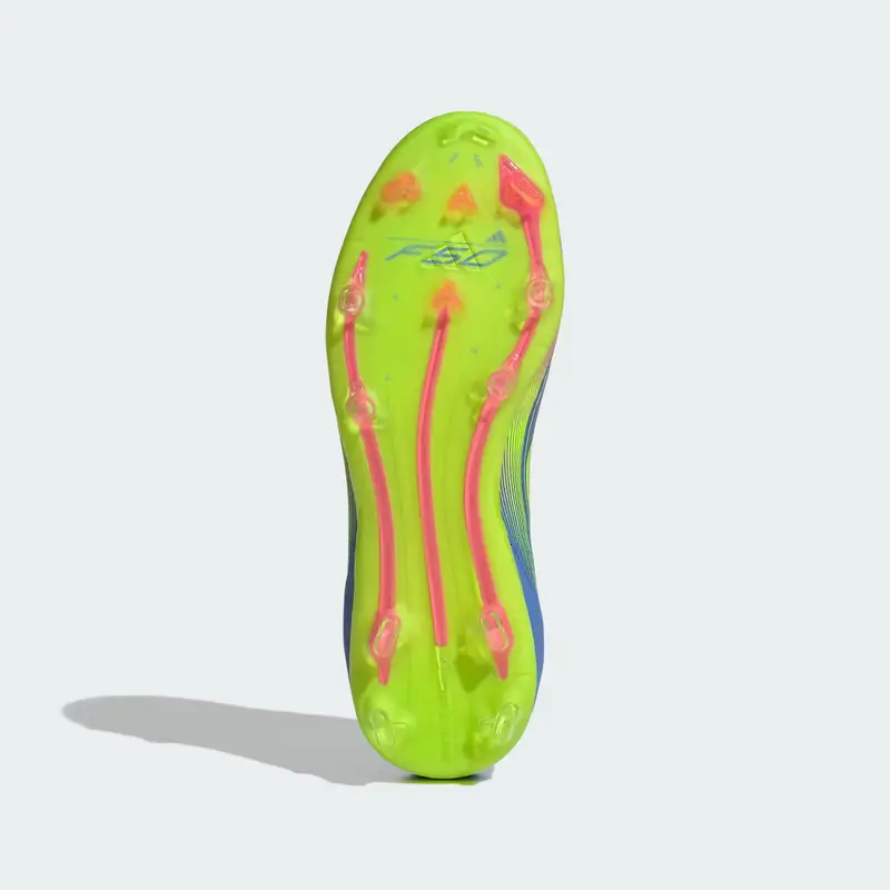 Scarpa sportiva 'F50 Elite' blu / verde neon / rosa miniatura 3