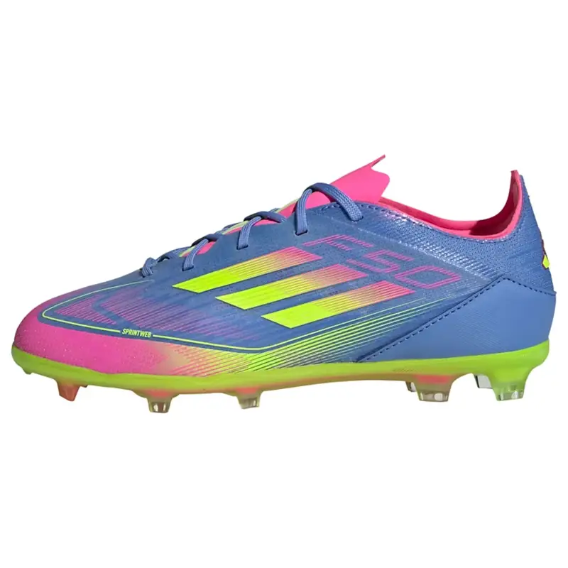Scarpa sportiva 'F50 Elite' blu / verde neon / rosa