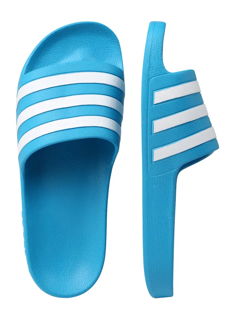 Scarpe da spiaggia / da bagno Adilette Aqua azzurro / bianco miniatura 2