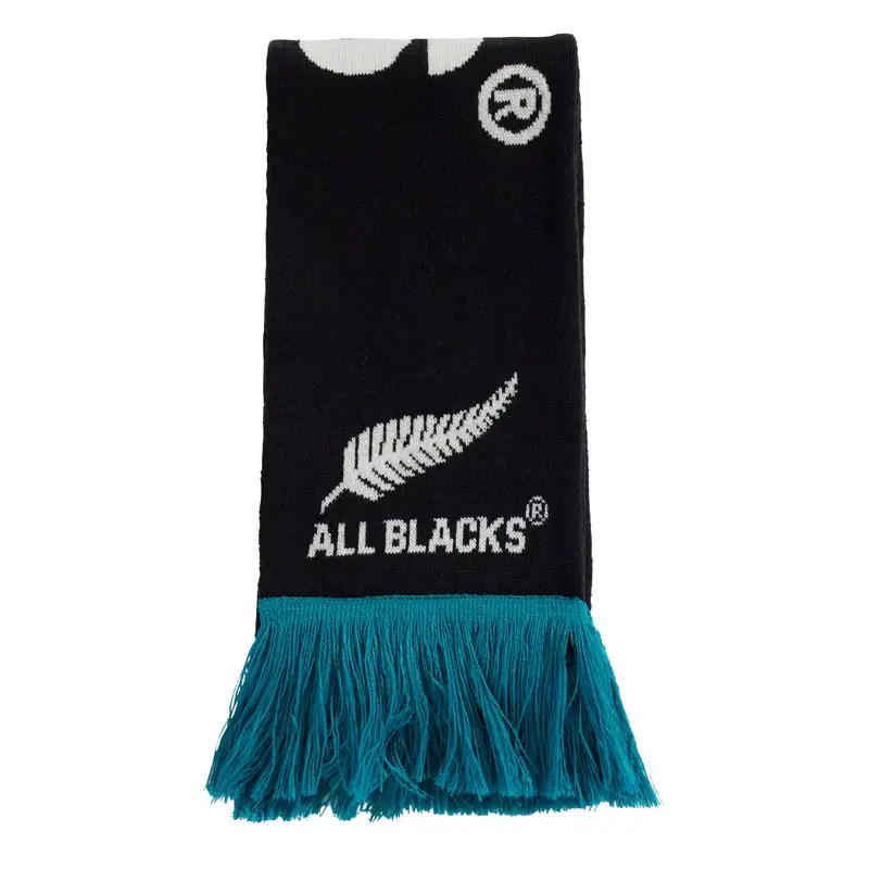 Sciarpa sportiva 'All Blacks' smeraldo / nero / bianco