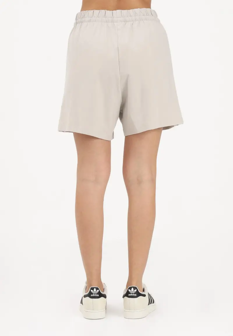Shorts Essentials 3-Stripes beige da donna miniatura 3