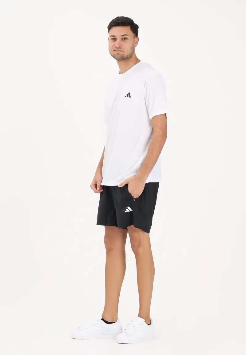 Shorts ESSENTIALS BASE WOVEN nero da uomo miniatura 2