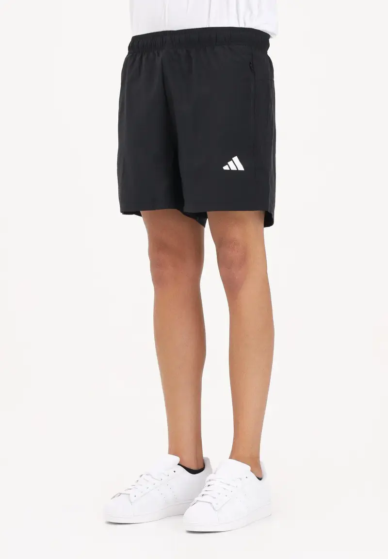 Shorts ESSENTIALS BASE WOVEN nero da uomo