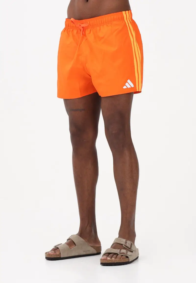 Shorts mare 3 STRIPES arancione da uomo