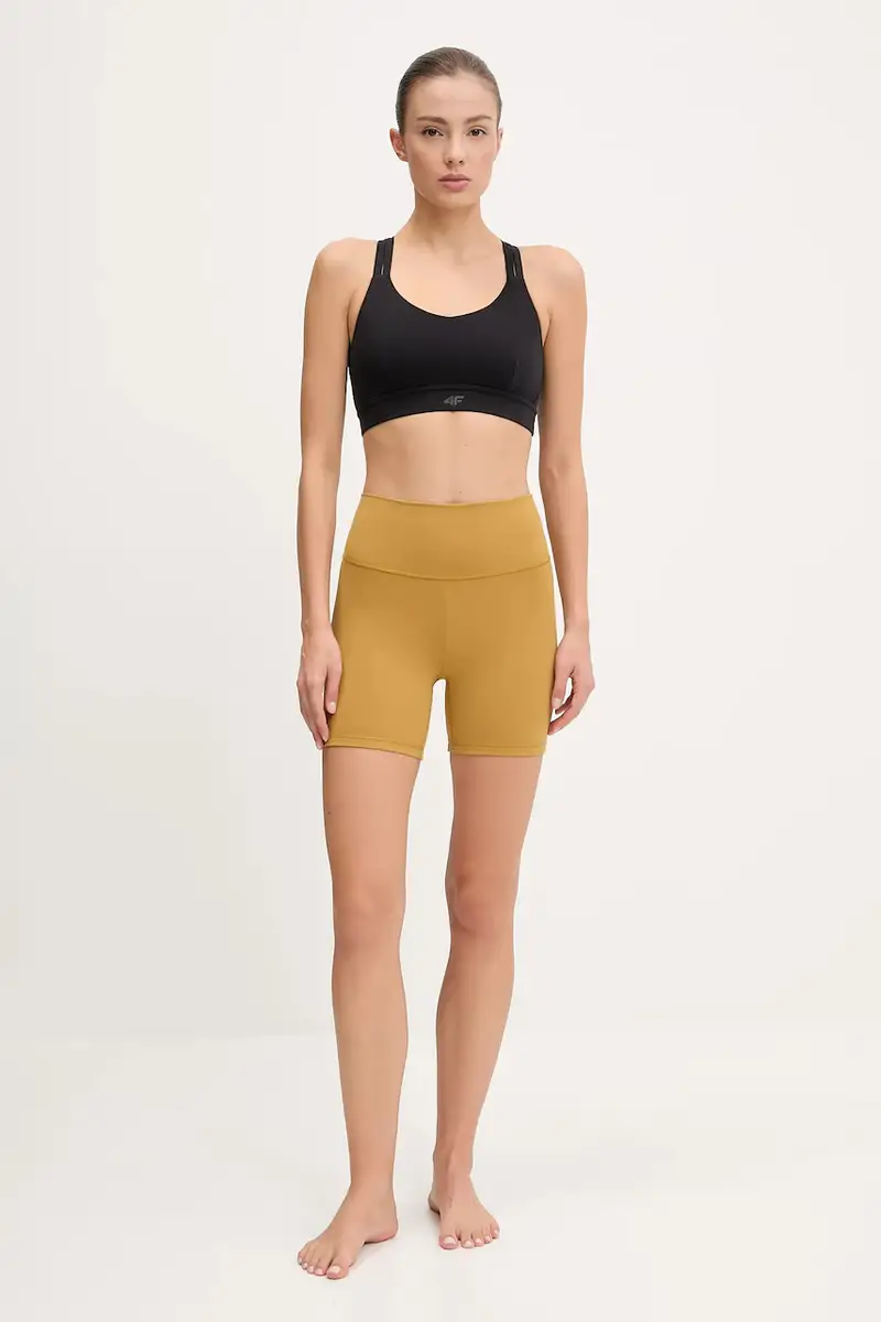 shorts per joga All Me colore giallo JI8348 miniatura 2