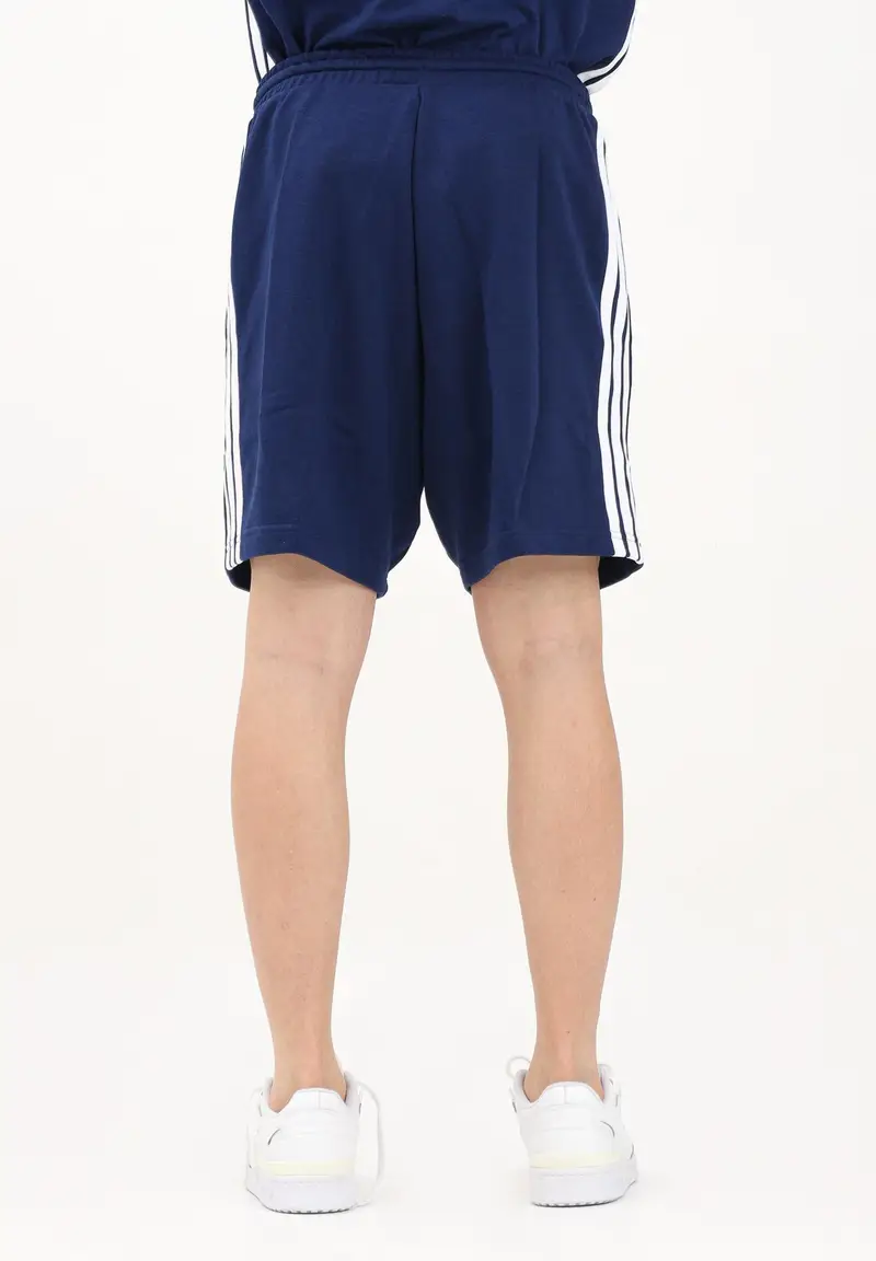 ADIDAS PERFORMANCE Shorts sportivo Essential 3-Stripes French Terry blu da uomo miniatura 2