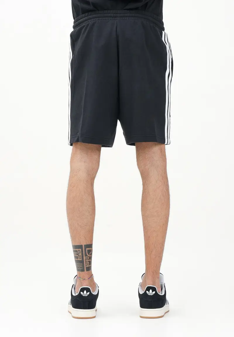 ADIDAS PERFORMANCE Shorts sportivo Essential 3-Stripes French Terry nero da uomo miniatura 2