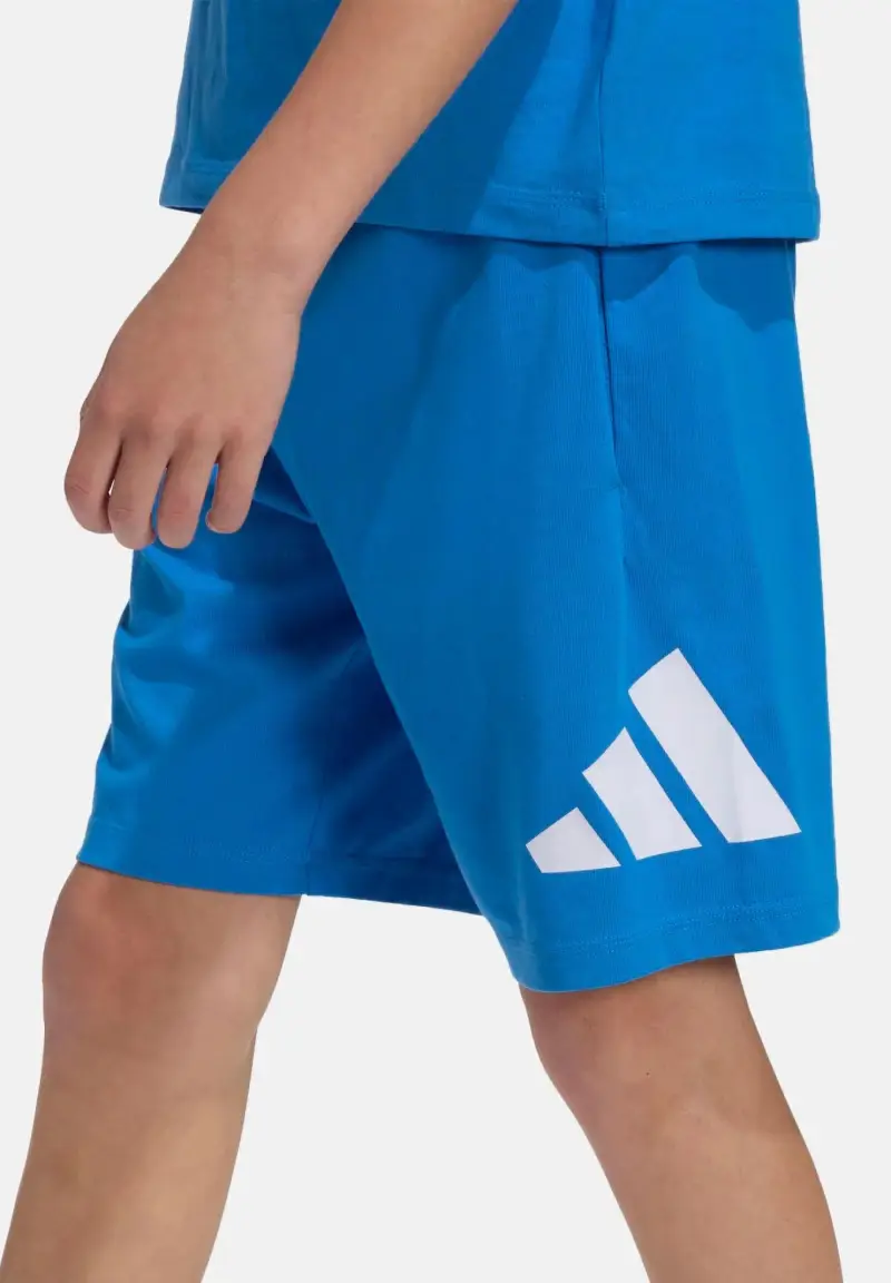 Shorts sportivo Essentials Big Logo azzurro da bambino miniatura 2