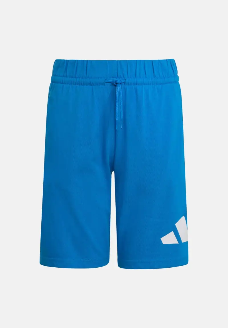 Shorts sportivo Essentials Big Logo azzurro da bambino