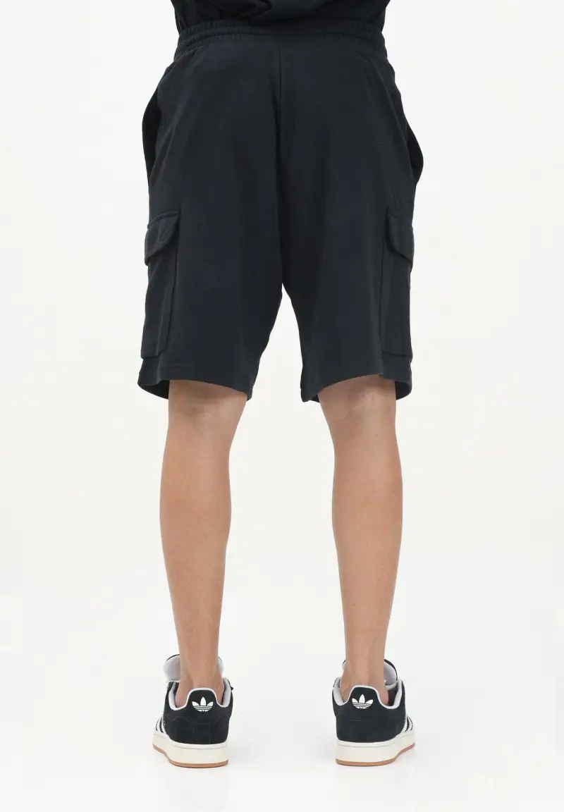 Shorts sportivo Essentials Cargo nero da uomo miniatura 3
