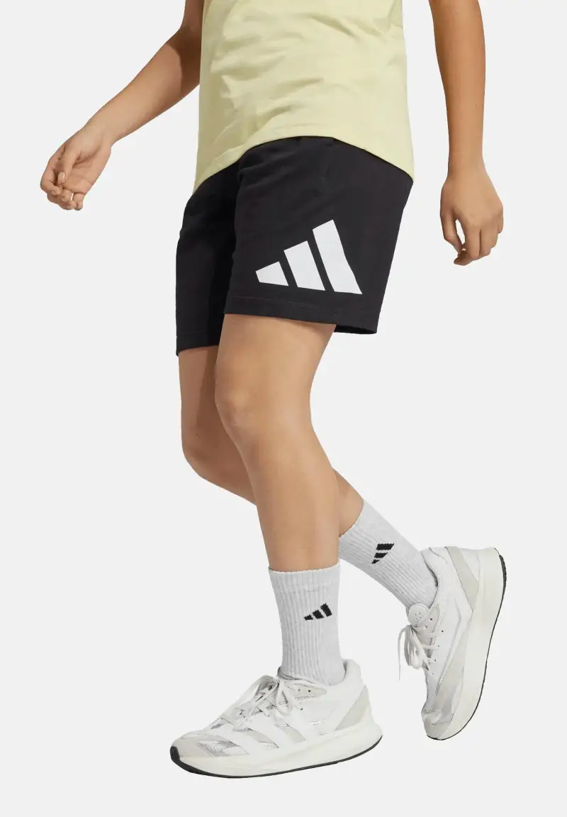 Shorts sportivo Essentials nero per bambino e bambina miniatura 2