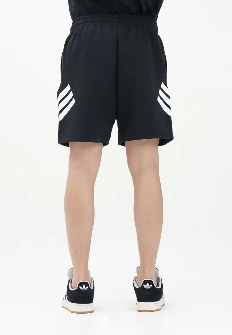 ADIDAS PERFORMANCE Shorts sportivo Future Icons 3-Stripes nero da uomo miniatura 2