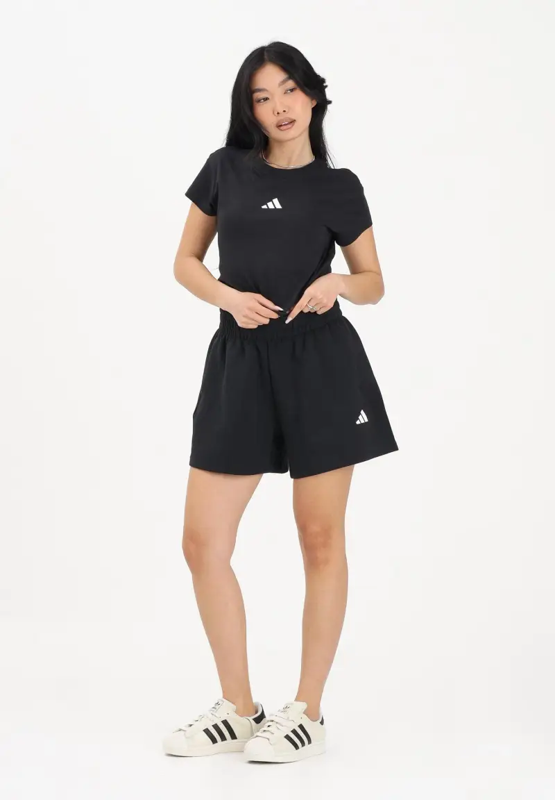 Shorts sportivo Future Icons Small Logo nero da donna miniatura 2